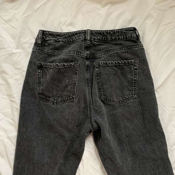 Garage Faded Black High Rise Mom Jeans, size 25 - Picture 3 of 7